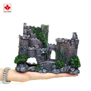 الأكثر مبيعًا راتينج أواني صخرية نموذج مصغر لحوض السمك ديكورات منحوتات قلعة للهدايا التذكارية - Product Image 2