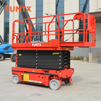 RUNTX Düşük Gürültülü Hidrolik Elektrikli Makaslı Kaldırma Platformu İç Mekan Ekipman Onarım Hizmeti İçin
