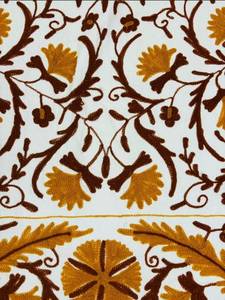 Couverture en coton ouzbek Suzani brodée à la main, drap de lit, couvre-lit, tapisserie brodée Suzani, tenture murale colorée, vente en gros B2B - Product Image 6