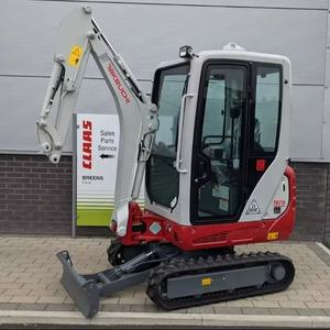 Mini excavadora sobre orugas Takeuchi TB216 con cilindro hidráulico de motor Laidong fuerte nuevo accesorio de cubo-condición usada - Product Image 5