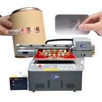 Impresora de gran formato UV 6090 A1 led, máquina de impresión de botellas de vidrio, azulejos, pluma, caja de madera, dispositivo rotativo