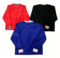 Blouson Coach Vintage Y2K Personnalisable Col V Manches Rayées Coupe Oversize en Nylon Coupe-Vent Streetwear Vierge Vente en Gros