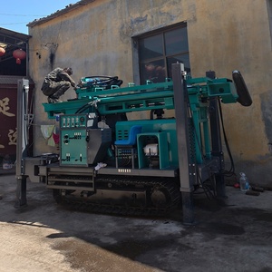 Diepwaterboorinstallatie volautomatisch DTH-boormachine diesel aangedreven pomp 300m rotatieboorinstallatie voor de bouw nieuw - Product Image 3