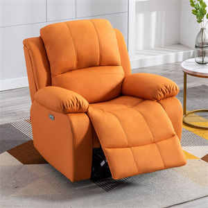 Chaise de loisirs confortable tourbillonnante canapé inclinable électrique meubles Massage simple Relax <span class=keywords><strong>fauteuil</strong></span> de salon de loisirs en cuir PU - Product Image 4