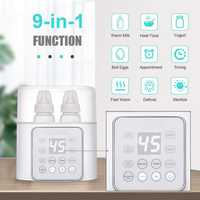 Chauffe-biberon rapide 9 en 1 avec contrôle intelligent de la température, chauffe-lait pour lait maternel et préparations pour préserver les nutriments