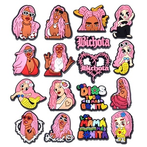 Pink <span class=keywords><strong>Karol</strong></span> <span class=keywords><strong>G</strong></span> Flag in Bulk <span class=keywords><strong>Live</strong></span> House <span class=keywords><strong>Karol</strong></span> <span class=keywords><strong>G</strong></span> Pink Hair Charms para zuecos - Product Image 2