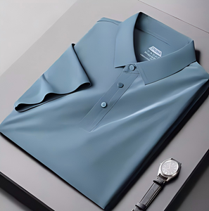 Polo Casual para <span class=keywords><strong>Hombre</strong></span> 2026, Moderno, Sencillo, <span class=keywords><strong>de</strong></span> Algodón Puro, Transpirable, Antipilling, Versátil - Product Image 6