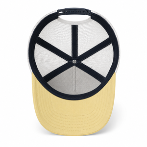 Casquette de baseball respirante certifiée usine, ajustable, style Dad Cap, 5 panneaux, en maille, avec fermeture Snapback, logo personnalisé, patch brodé, type Trucker - Product Image 4