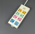 Regleta de Protección Contra Sobretensiones con Interruptores Independientes, Enchufe Universal y Puertos USB Opcionales, Cable de Extensión para Hogar/Oficina