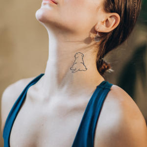 <span class=keywords><strong>Tatuaggio</strong></span> Temporaneo Senza Acqua per Cani e Gatti, Design Angelo, Durata 7 Giorni, Semi-Permanente per Rivenditori - Product Image 3