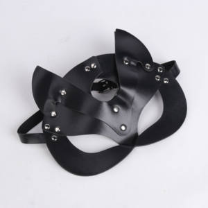 <span class=keywords><strong>Masque</strong></span> pour les yeux en cuir noir pour jeux de rôle SM, <span class=keywords><strong>masque</strong></span> facial pour fête - Product Image 4
