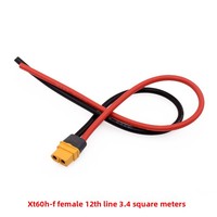 Kabel Ekstensi XT60 Male Female Baru, Kabel Silikon XT60 Connector Wiring Harness untuk Baterai LiPo FPV Drone