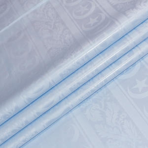 Vente en gros Dernier Style Africain Coton Jacquard Brocart Tissu Doux Mauritanie <span class=keywords><strong>Blanc</strong></span> <span class=keywords><strong>Bazin</strong></span> Riche Pour <span class=keywords><strong>Mariage</strong></span> - Product Image 2