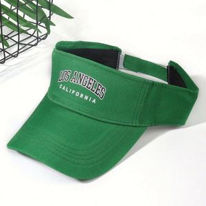 Custom Logo 5-panel Sun Visor Hat 100% Cotton Canvas Multi-color Sun Protection Versatile Baseball Running Cap for Four Seasons - Product Image 5