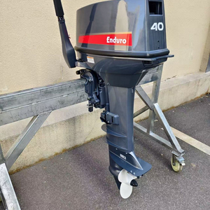 Motor fueraborda de 2 tiempos al por mayor, 40HP YAMH E40X, motor marino de alta velocidad a gasolina, eje largo, aprobado por CE para pesca - Product Image 3