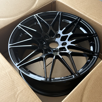 Jantes de roue de 18-19 pouces, jantes moulées 5x120 compatibles avec BMW E90 E92 F10 F30 F34, finition noire, voiture de tourisme