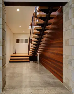 Внутренний моно-лучевой наружный корпус для лестницы рельсовый деревянный винтовой плавающий металлический круглый протектор из дуба светодиодная современная лестница