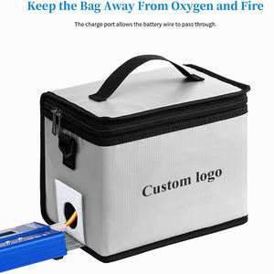 กระเป๋าเก็บแบตเตอรี่ขนาดใหญ่ ป้องกันไฟไหม้ ป้องกันการระเบิด สำหรับการชาร์จและจัดเก็บแบตเตอรี่ลิเธียมโพลิเมอร์ - Product Image 5