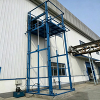 Plateforme élévatrice verticale industrielle pour entrepôt, monte-charge fixe pour marchandises en usine