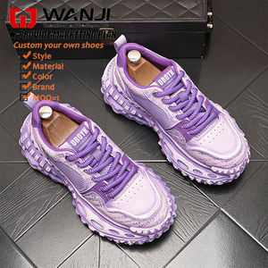 2025 nuovo stile Versatile traspirante sport stile Walking scarpe spesse suole di moda Sneakers per gli uomini - Product Image 3