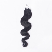 Extensions de cheveux humains au crochet à plumes, pré-bouclées, noir naturel, ondulées, bouclées, tressées, vente chaude en usine, fournisseur de cheveux humains
