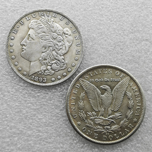 Pièces commémoratives de dollars Morgan des États-Unis (1878-1893), cadeaux, décoration de la maison - Product Image 6
