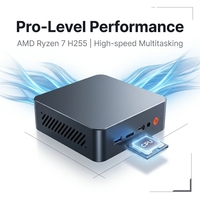 Versión Personalizada de Mini PC con IA, Procesador AMD Ryzen 7 H 255, RAM DDR5, Carcasa Metálica, Ideal para Negocios, Oficina y PC con IA