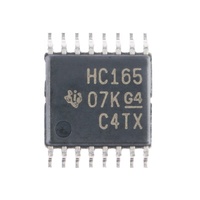 Circuit intégré logique SN74HC165PWR, registre à décalage parallèle/série 8 bits, 2V-6V, horloge 24MHz, TSSOP16