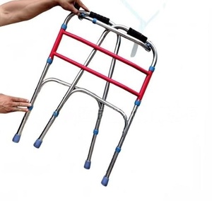 Ayuda portátil para caminar para ancianos, Andador de ayuda para caminar para ancianos, bastón de cuatro patas, ayuda para caminar - Product Image 5