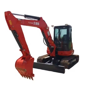 Mini-excavatrice hydraulique sur chenilles de 6 tonnes de haute qualité, moteur de pompe de 7 tonnes, démolition, excavatrices d'occasion, vente chaude, Kubota KX163-5 - Product Image 1