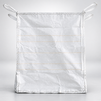 Sac en vrac tissé en PP FIBC 1 tonne 1,5 tonne Jumbo Big Bag Super Sack 4 boucles Conteneur robuste pour sable, ciment, agriculture