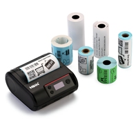 Imprimante portable d'étiquettes et de reçus, papier thermique 80 mm, 203 DPI, batterie 2500 mAh, pour interface, garantie 1 an, en stock
