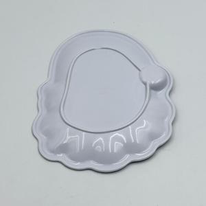 3D babbo natale pino a forma di melamina usa e getta stoviglie Cartoon piatto di plastica per colazione salsa Snack per feste - Product Image 4