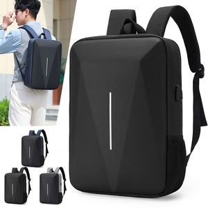 Mochila Oxford Antirrobo con Carga USB, Personalizada de Fábrica BSCI, Bolsa Impermeable de Nailon Negra para Portátiles de Negocios para Hombres - Product Image 2