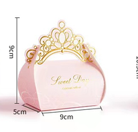 Nouveau chocolat couronne boîte à bonbons fête de mariage faveur cadeaux couronne boîte à bonbons