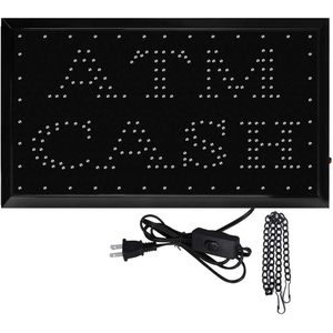 Color ATM cash LED billboard indoor hanging bank entrance <b>sign</b> display board indicator light luminous letters UK\US\AU\EU plug - Product Image 2