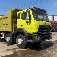 Truk Dump SINO HOWO NX 8X4 Sistem Rem Udara, Truk Tipper Tambang Aman untuk Transportasi Segala Cuaca