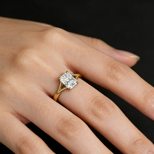 CUSTOM <b>SILVER</b> 10K/14K/18 SOLID GOLD CLASSIC LAB GROWN CVD IGI VVS-VS QUALITY BRILLIANT CUT ENGAGEMENT PARTY FASHION CLUSTER <b>RING</b> - Product Image 5