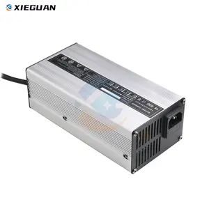 Lifepo4 battery intelligent charger for golf cart 29.2V 15A heat dissipation with multiple protections Xie guan 500W