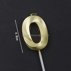Candela a Forma di Diamante 3D con Numero 0-9 per Torte di Compleanno e Matrimonio, Decorazione per Feste - Product Image 6