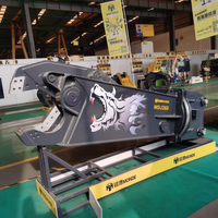 Cisaille hydraulique MONDE pour excavatrice, cisaille à lame flexible pour la découpe de métaux et d'acier, pour excavatrices de 3 à 20 tonnes, garantie 1 an