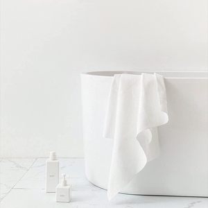 Khăn tắm dùng một lần, 25 Khăn lớn, khăn tắm Spa dùng một lần, 24x47 inch, thấm nước, khô nhanh, trắng - Product Image 6