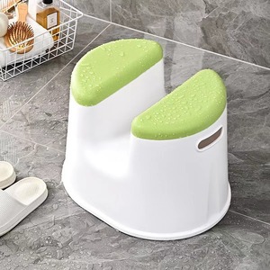 Guan Zhao <b>Bathroom</b> <b>Stool</b> 31x34.5x42.5 Plastic Thickened <b>For</b> Pregnant Women Elderly Adults - Product Image 3