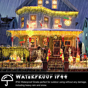 <span class=keywords><strong>Luces</strong></span> de <span class=keywords><strong>Cascada</strong></span> DAHAN, 8 Modos Multifunción, <span class=keywords><strong>Luces</strong></span> de <span class=keywords><strong>Navidad</strong></span> LED Impermeables IP65, 13 m, Decoración para Interiores/Exteriores - Product Image 3