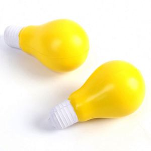 ลูกบอลบีบคลายเครียดรูปหลอดไฟ ทำจากโฟม PU รับทำโลโก้ตามแบบ - Product Image 4