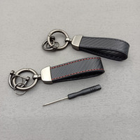 Porte-clés de voiture promotionnel en alliage de zinc avec logo personnalisé, porte-clés anti-perte tendance pour homme avec tournevis et 3 anneaux