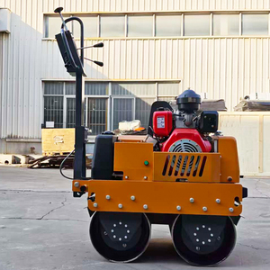 Máy đầm đường chạy bằng dầu diesel và xăng, trọng lượng 300KG-800KG, máy đầm rung thủy lực, máy đầm nhựa đường - Product Image 2