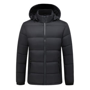 Nouvelle veste matelassée d'hiver pour homme, à capuche amovible, en coton, décontractée, pour homme - Product Image 3