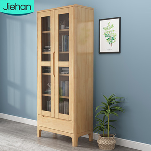 Großhandels preis Wohn möbel Schul büro Holz Bücherregal Bibliothek Bücherregal mit Schublade für Wohnzimmer - Product Image 1