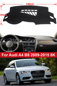 ROHUA <span class=keywords><strong>Audi</strong></span> <span class=keywords><strong>A4</strong></span> B8 2009-2015 Sline Dashboard <span class=keywords><strong>Interior</strong></span> Kit Parasol Alfombra Premium Dash Covers (Poliéster/Cuero/Ante Negro) - Product Image 2